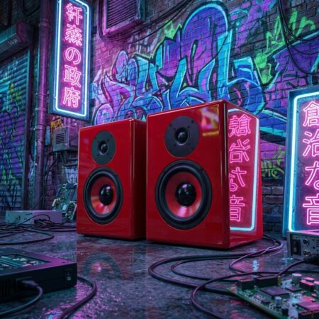 SP-4444 Studio Monitors Limited Edition- Rosso Berlinetta